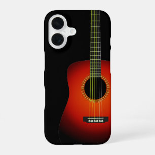 Guitar Background Texture iPhone 16 Case