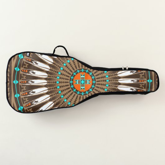 Guitar Bags/Cases (Wacipi Pow Wow) Guitar Case (Front)