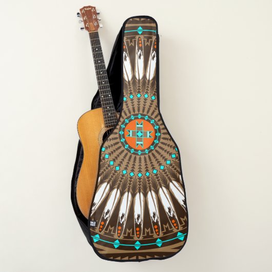 Guitar Bags/Cases (Wacipi Pow Wow) Guitar Case (Front)