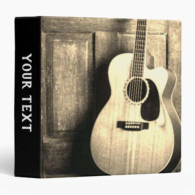 Guitar Binder (Front/Spine)