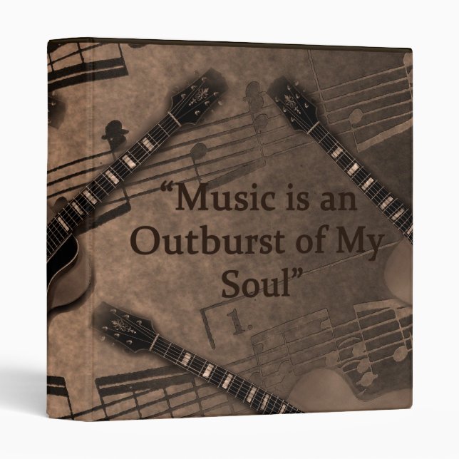Guitar Binder (Front/Spine)