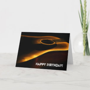 Guitar Birthday Card