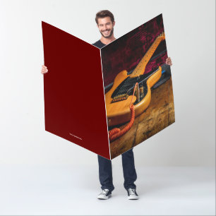 GUITAR BIRTHDAY GIGANTIC HUGE GREETING CARD