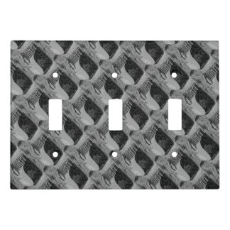 Guitar (black and white) light switch cover