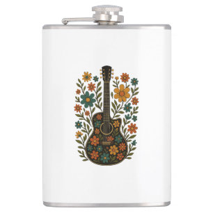 Guitar & Bloom Designs Flask