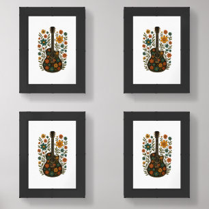 Guitar & Bloom Designs Wall Art Sets