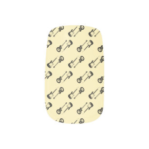 guitar bodies minx nail art