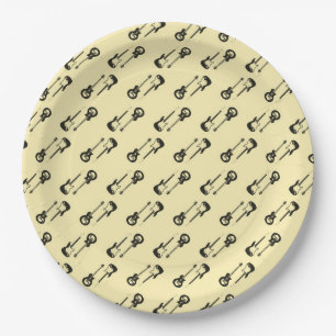 guitar bodies paper plates