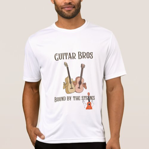 Guitar bros bound by the strings T_Shirt