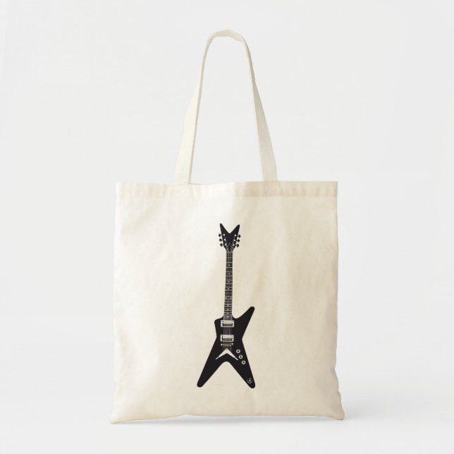 Guitar Budget Tote Bag (Front)