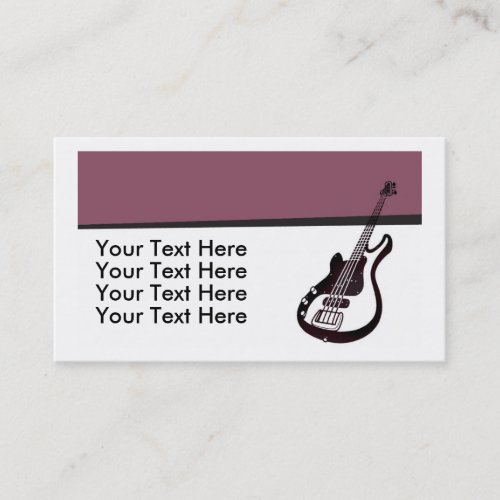 Guitar Business Card