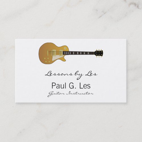 Guitar Business Card