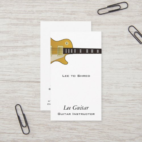 Guitar Business Card