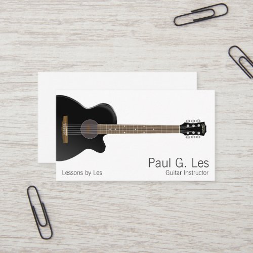 Guitar Business Card