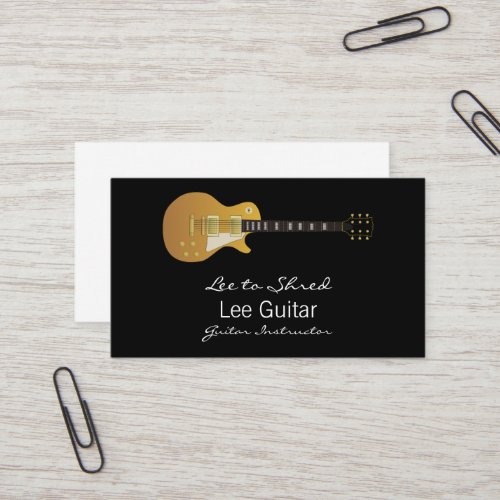 Guitar Business Card