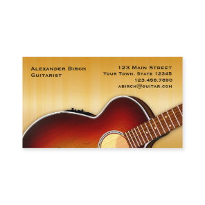 Guitar Business Card