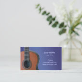 Guitar Business Card (Standing Front)