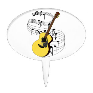 Guitar Cake Topper