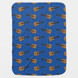 Guitar Cartoon Baby Blanket