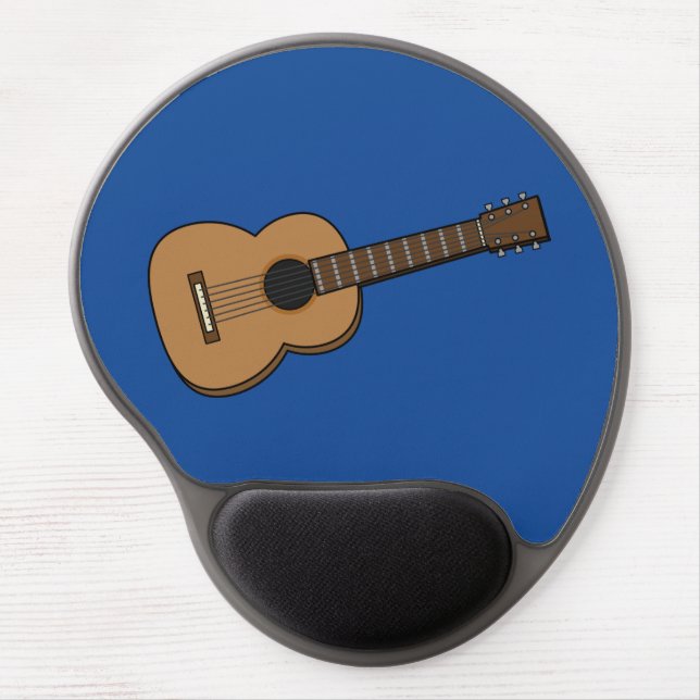 Guitar Cartoon Gel Mouse Pad (Front)