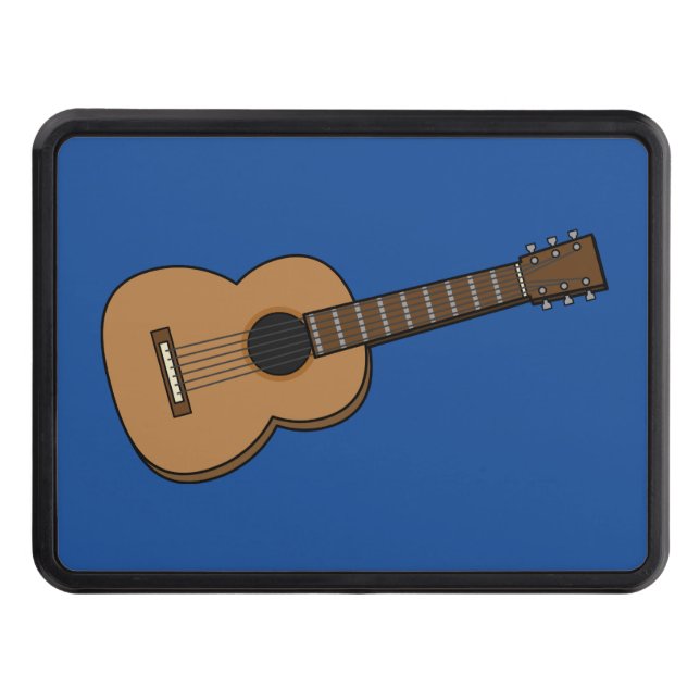 Guitar Cartoon Hitch Cover (Front)