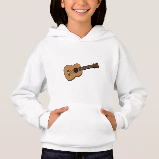 Guitar Cartoon Hoodie (Front)