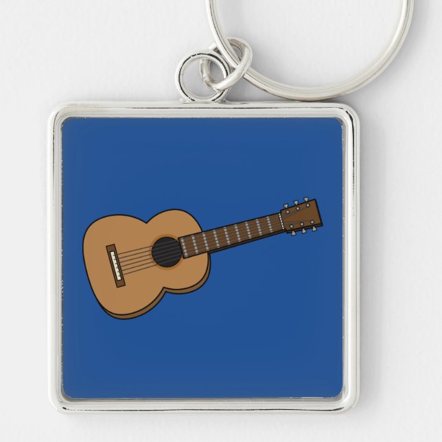 Guitar Cartoon Keychain (Front)