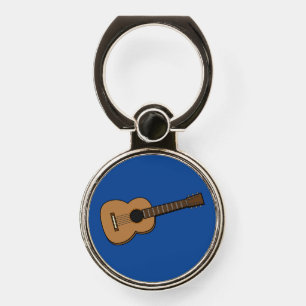 Guitar Cartoon Phone Ring Stand