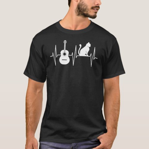 Guitar Cat Lover Musician Guitarist Guitar Player T_Shirt