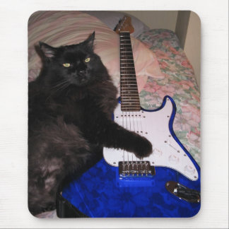 Guitar Cat Mousepad