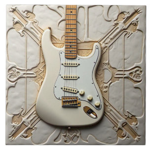 Guitar Ceramic Tile