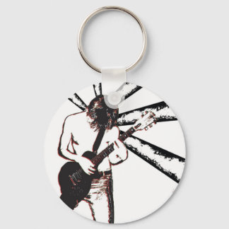 Guitar Chain Keychain