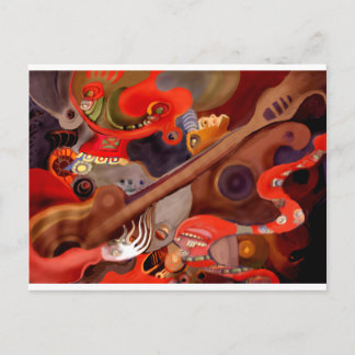 Guitar Chaman by Albruno* Postcard
