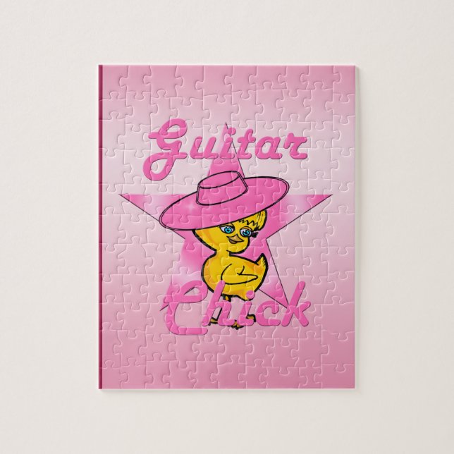Guitar Chick #8 Jigsaw Puzzle (Vertical)