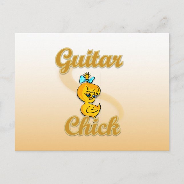 Guitar Chick Postcard (Front)