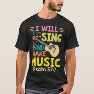 Guitar - Christian Music Church Singer Guitar Jesu T-Shirt