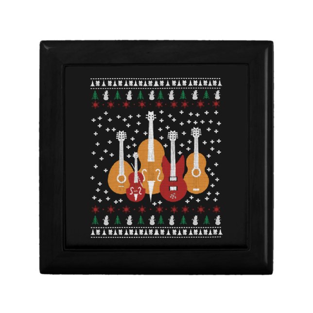 Guitar Christmas Gift Box (Front)