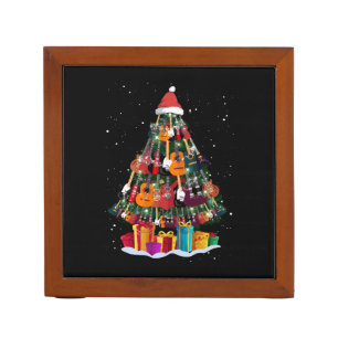 Guitar Christmas Tree Funny Desk Organizer