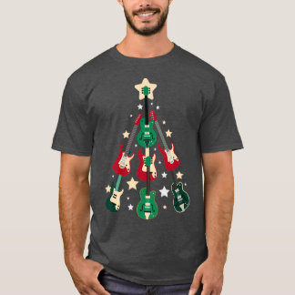GUITAR CHRISTMAS TREE  T-Shirt