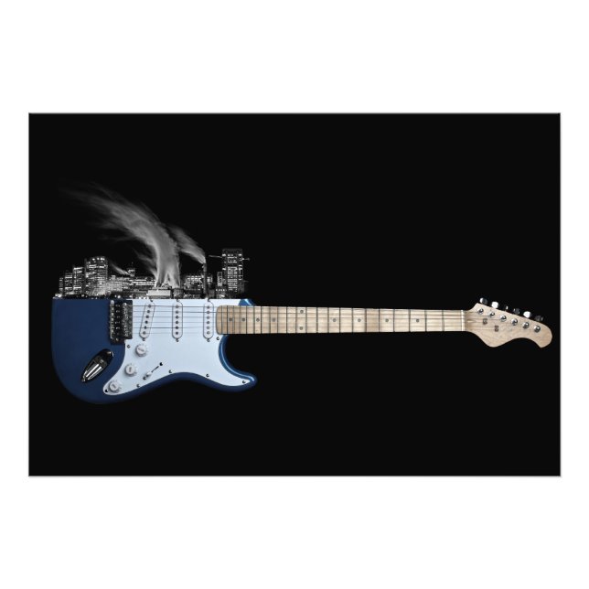 Guitar City Photo Print (Front)