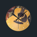 guitar clock<br><div class="desc">guitar wall clock</div>