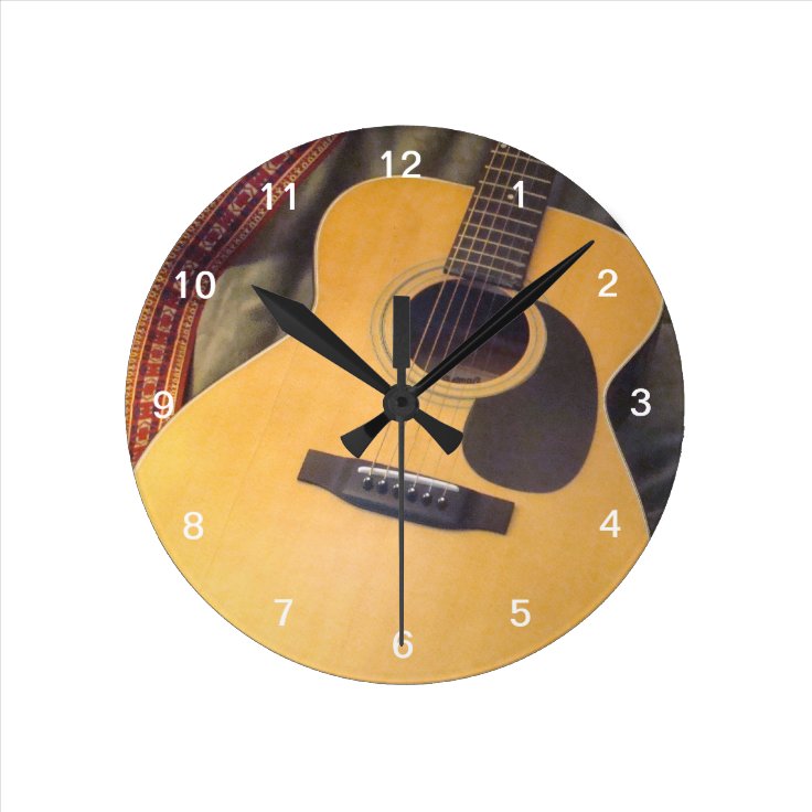 guitar clock | Zazzle