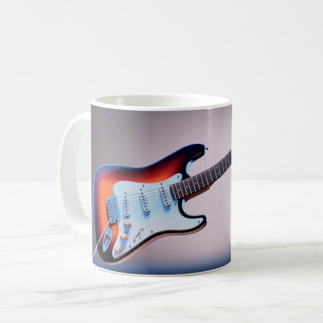 Guitar Coffee Mug (Front Left)