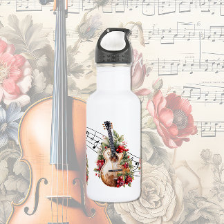 Guitar Concerto Stainless Steel Water Bottle
