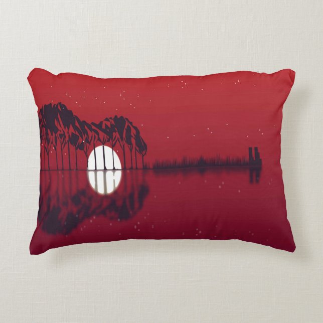 Guitar Cove  Accent Pillow (Front)