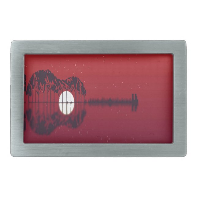 Guitar Cove  Belt Buckle (Front)