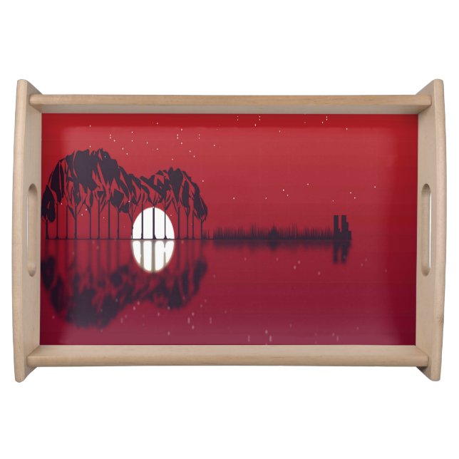 Guitar Cove  Serving Tray (Front)