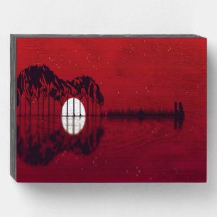 Guitar Cove Wooden Box Sign