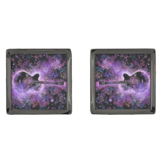 Guitar Cufflinks (Front)