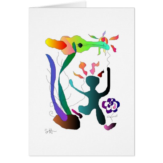 Guitar Dance Cards (Front)